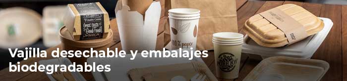 productos desechables y biodegradables para alimentación envases 